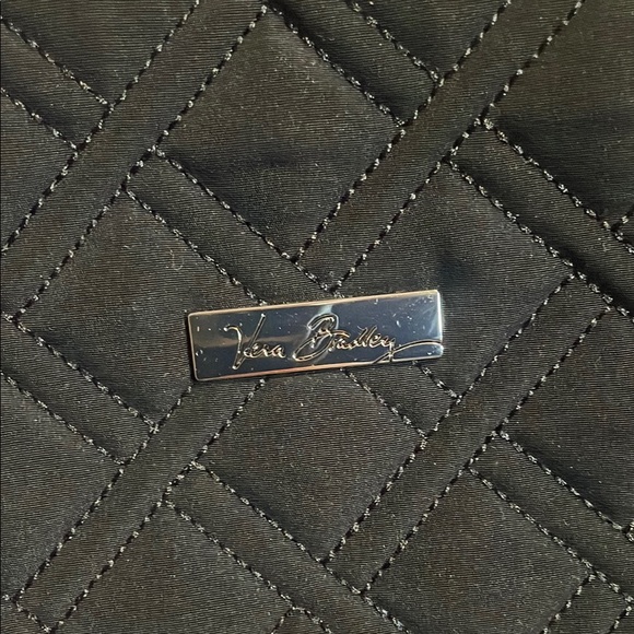 Vera Bradley Black Quilted Tote Bag - Picture 2 of 6